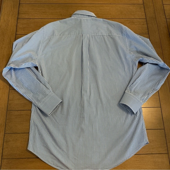 Peter Millar Seaside Finish Men’s Large Button Down Long Sleeve Shirt Blue - Picture 13 of 13